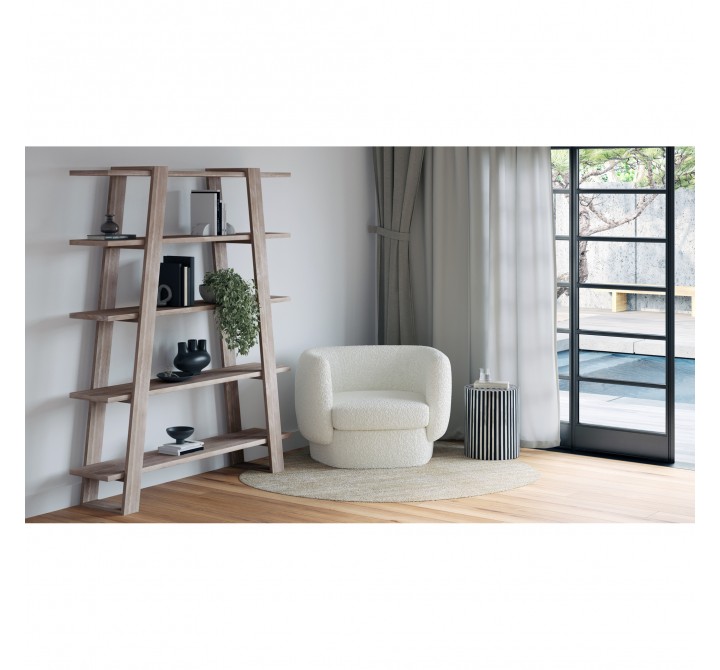 Moe's Home Collection Koba Chair - Maya White - Lifestyle