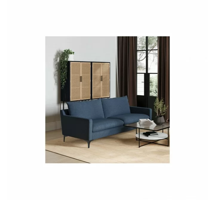 Moe's Home Collection Paris Sofa - Blue - Lifestyle