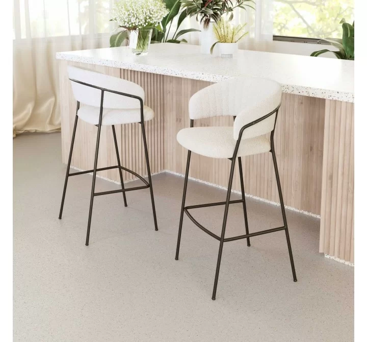 Josephine Barstool in Cream - Lifestyle