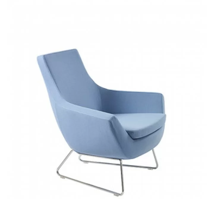 Mobili Modern Joy Organic Wool Arm Chair