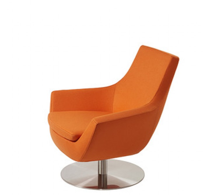 Mobili Modern Joy Organic Wool Swivel Chair