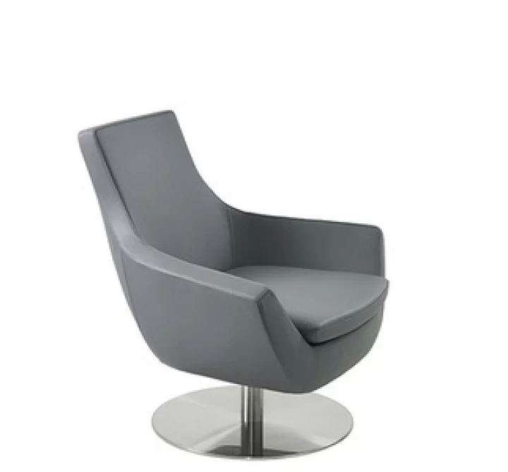 Mobili Modern Joy Leatherette Swivel Chair