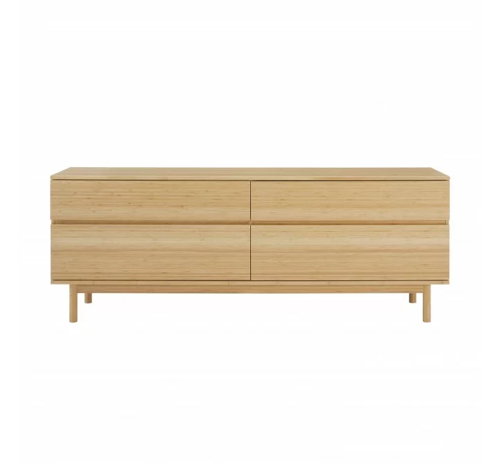 Greenington Monterey 4 Drawer Double Dresser, Wheat - Front Angle