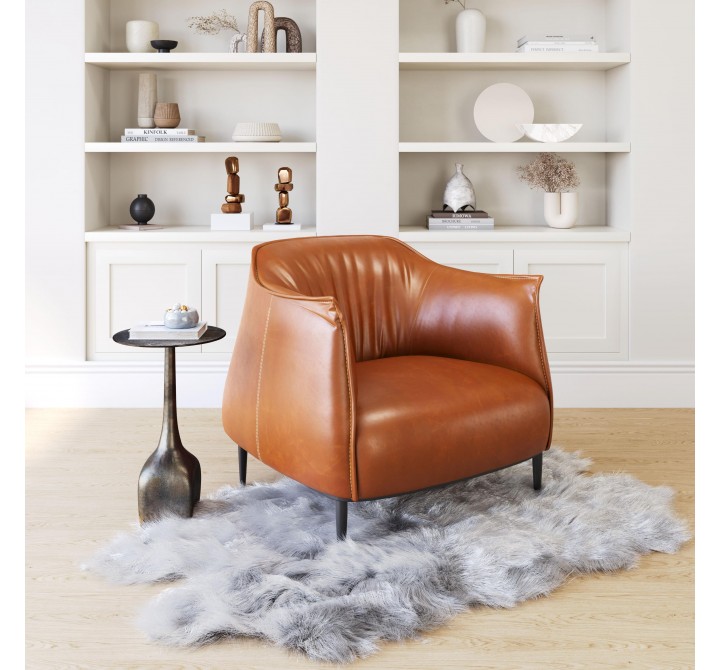 Zuo Modern Julian Accent Chair Brown - Lifestyle 1