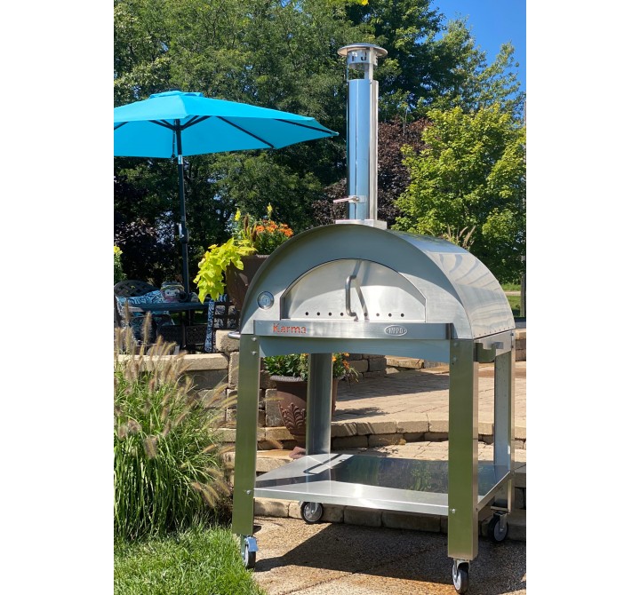 WPPO Ovens Karma 42" Professional Wood-Fired Oven - Lifestyle