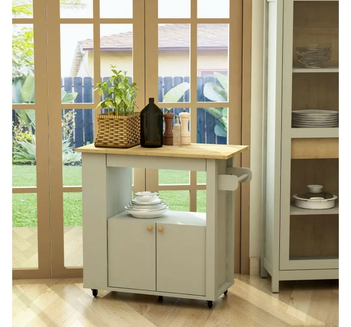 Anderson Teak Astor 35" Kitchen Cart - Lifesytle 2