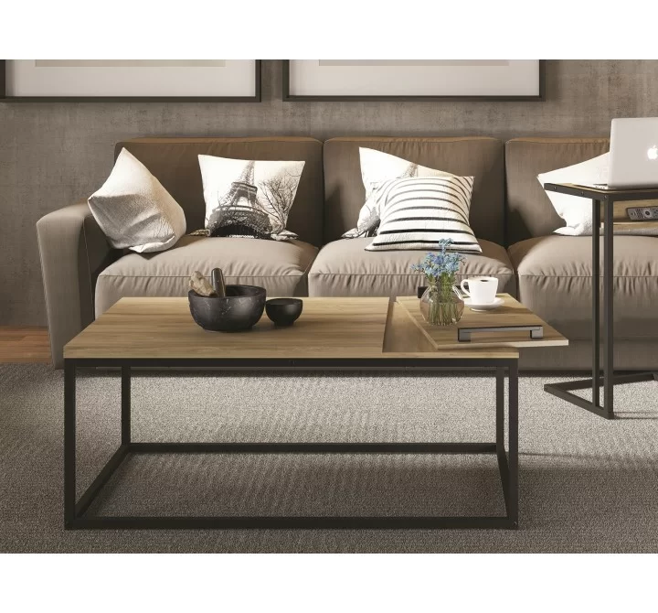 Casabianca NOA Coffee Table In Oak - Lifestyle Front