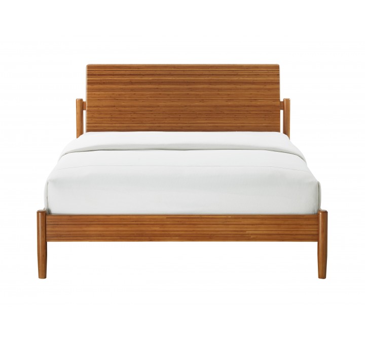 Greenington Monterey Queen Platform Bed, Amber - Front Angle