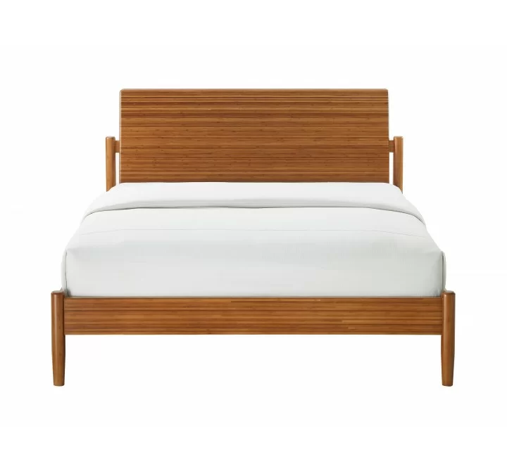 Greenington Monterey Queen Platform Bed, Amber - Front Angle