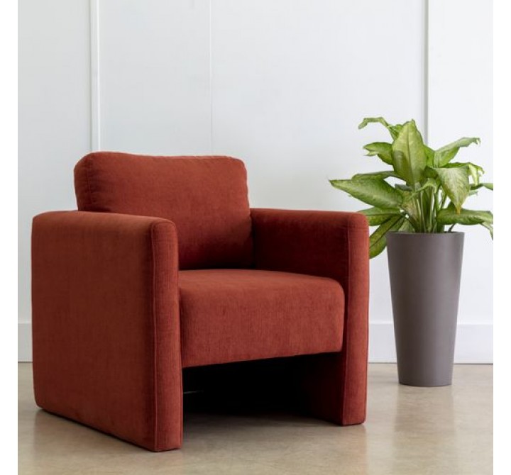 Sunpan Ryanne Armchair - Treasure Russet - Lifestyle