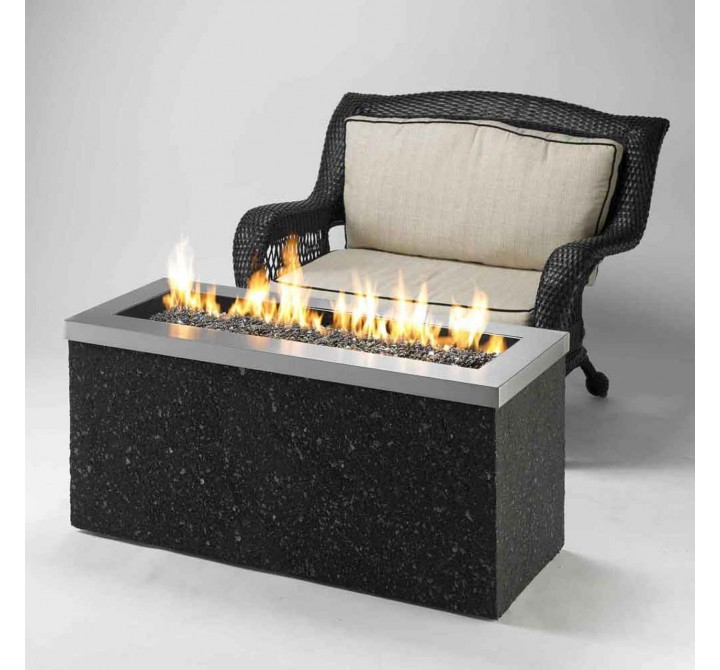 Outdoor Greatroom Company KeyLargo W/Stainless Steel Top Gray Tereno Base/CF1242 Burner - Lifestyle