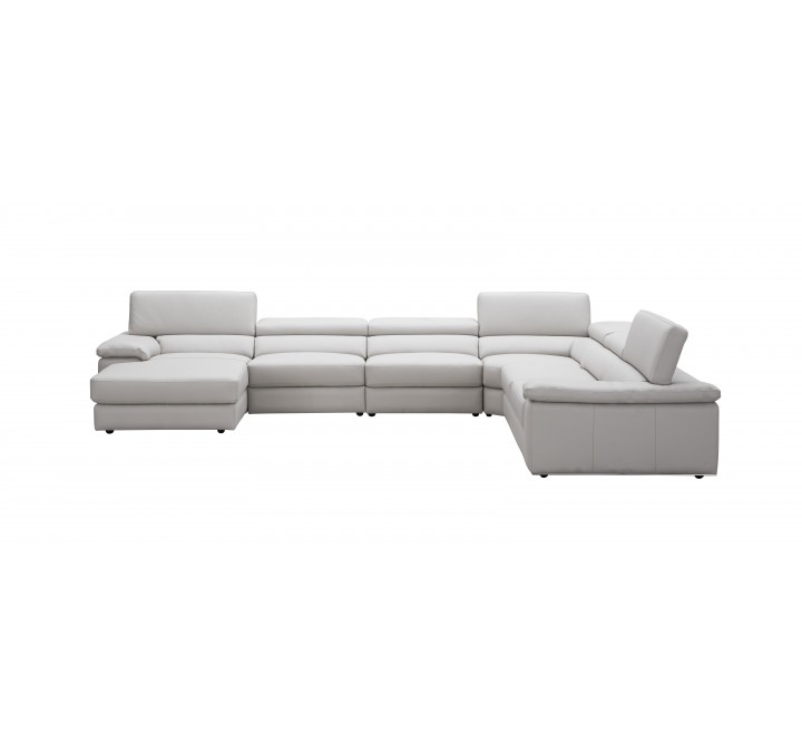 J&M Kobe Right Facing Leather Sectional