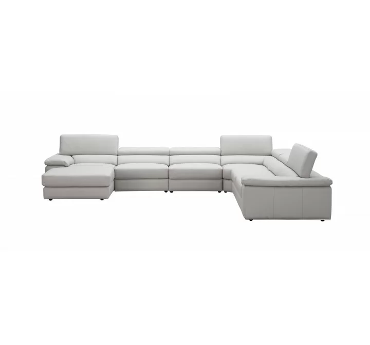 J&M Kobe Right Facing Leather Sectional