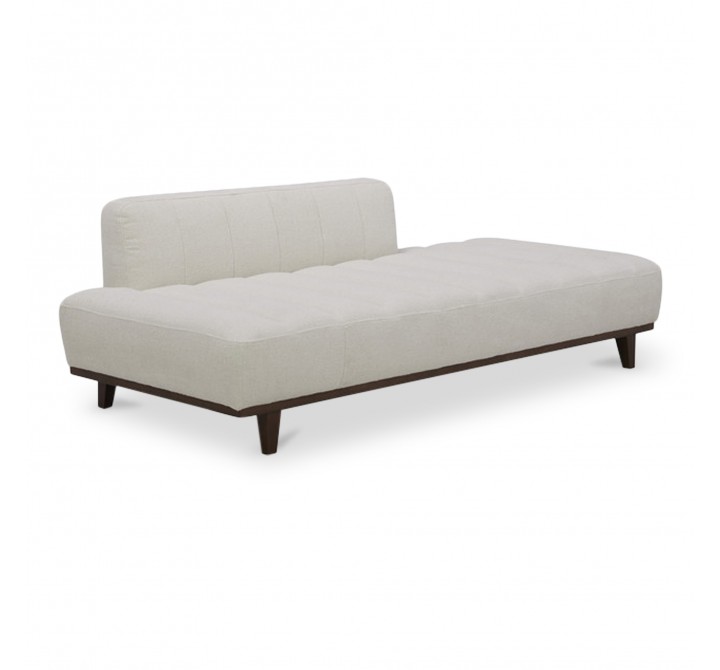 Moe's Home Collection Bennett Daybed, Warm White - Front Side Angle