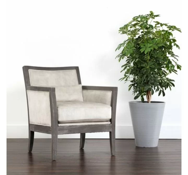 Sunpan Toscana Lounge Chair Nono Cream - Lifestyle