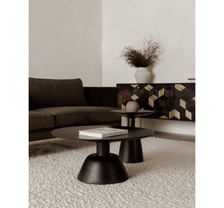Moe's Home Collection Nels End Table Black - Lifestyle