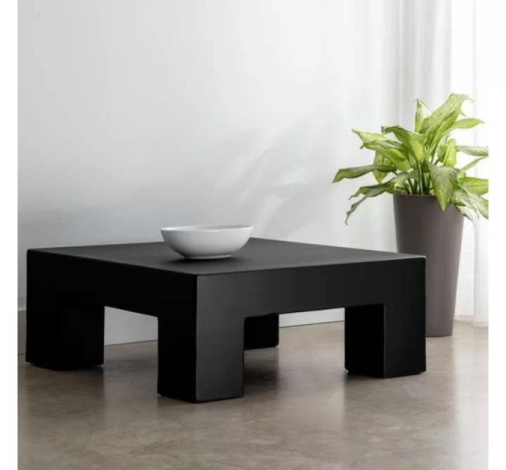 Sunpan Renley Coffee Table Black - Lifestyle