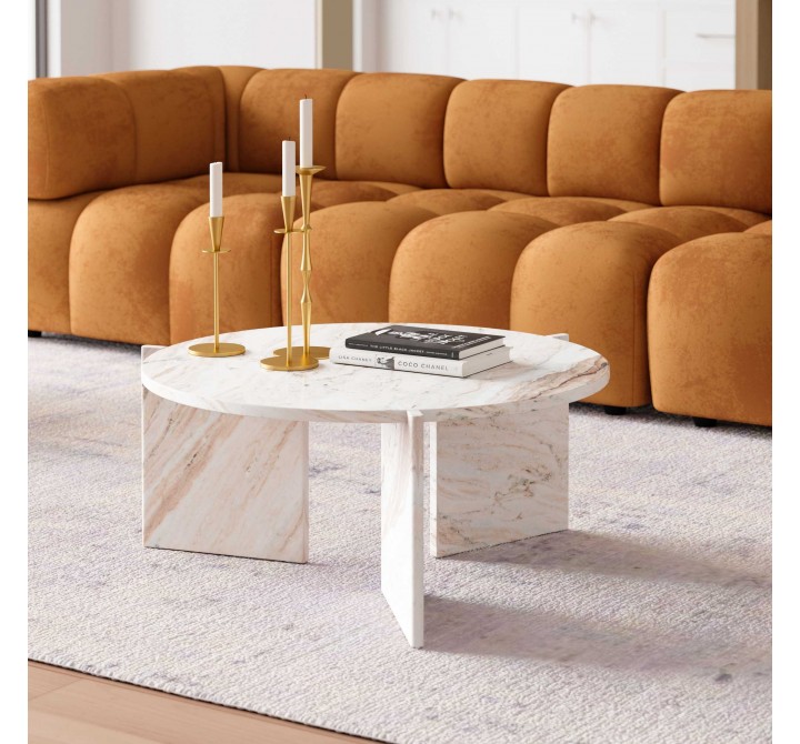 Lancaster Coffee Table Natural - Lifestyle