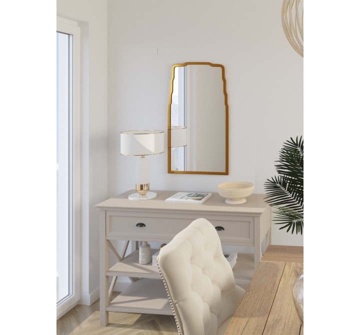Landen Gold Wall Mirror - Lifestyle