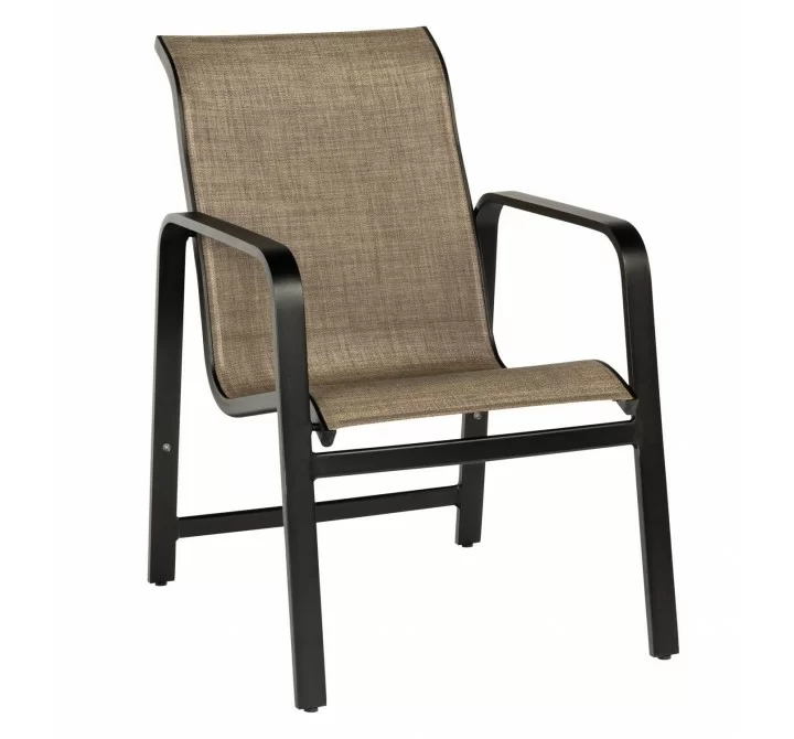 Woodard Landings Sling Dining Armchair - Stackable 