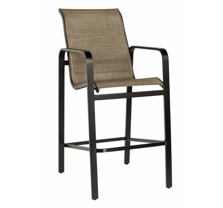 Woodard Landings Landings Sling Bar Stool - Angled