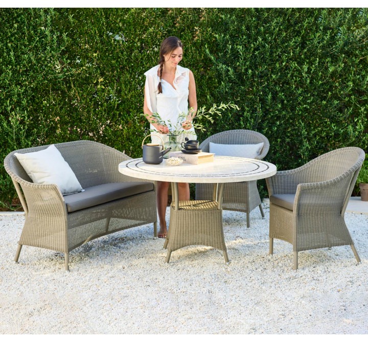 Cane-Line Lansing 2-Seater Sofa Seat Cushion Seating set