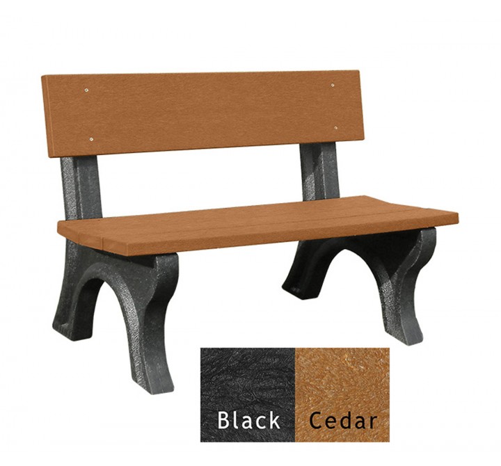 Polly Products Landmark Backed Bench