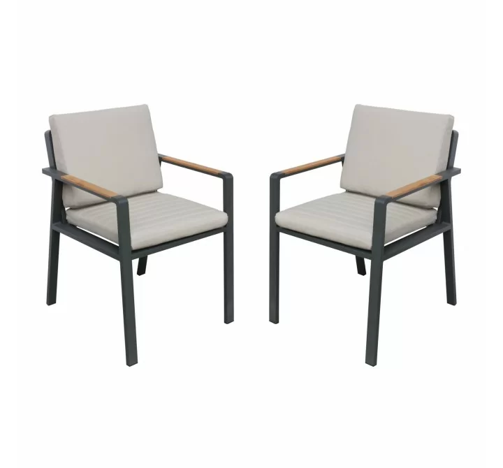 Nofi Outdoor Patio Dining Chair  - Set of 2