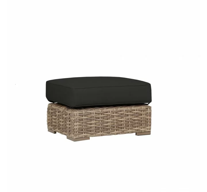 Havana Ottoman in Spectrum Carbon w/ Self Welt - Front Side Angle