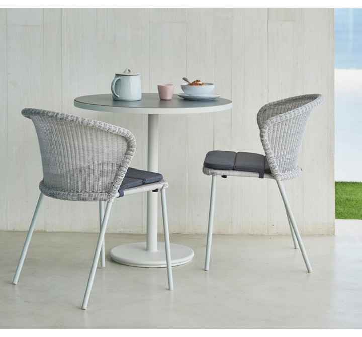 Cane-Line Lean Chair Grey Cushion Chair Set