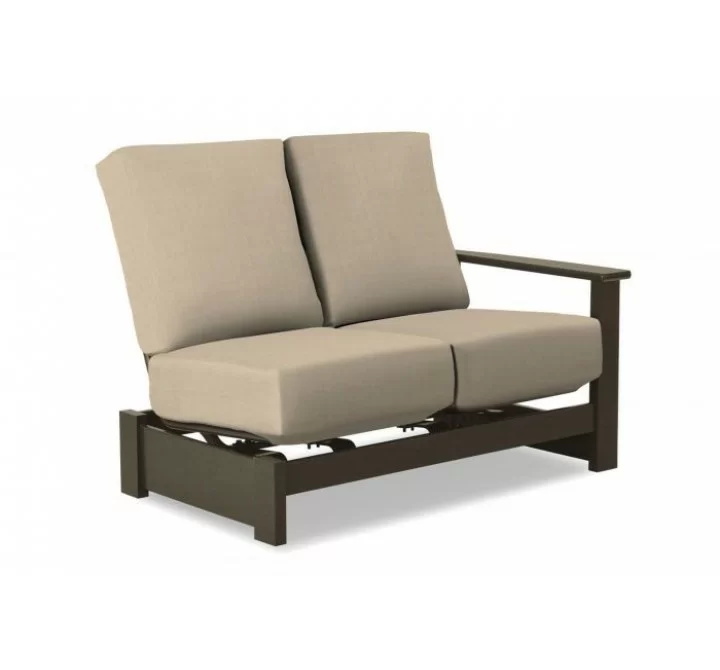 Telescope Casual Leeward Marine Grade Polymer Left Arm Loveseat w/ Hidden Motion