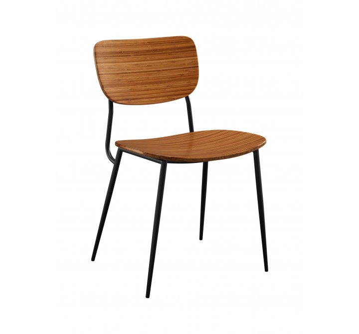 Greenington Soho Chair Amber - Set of Two - Front Side Angle