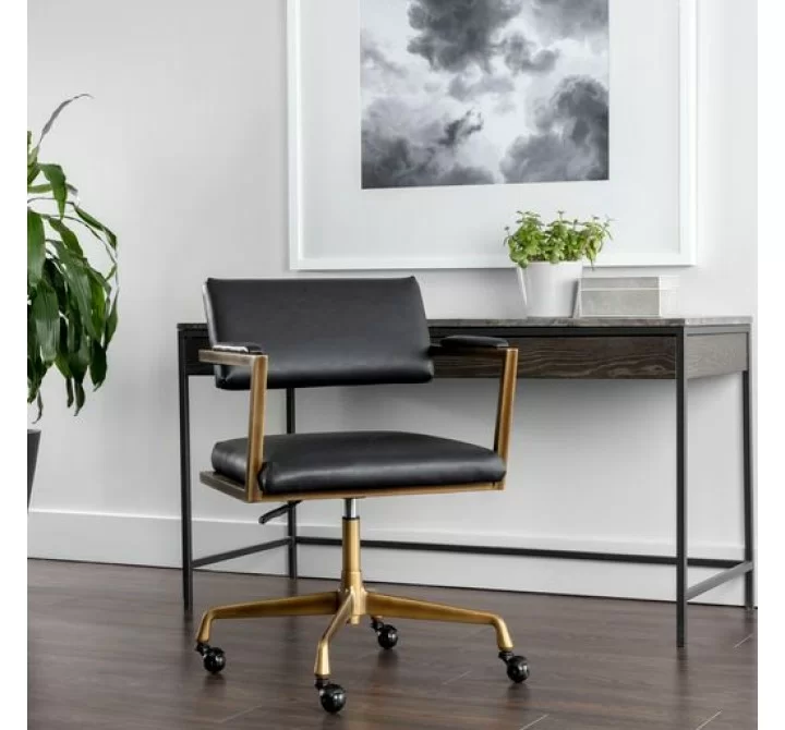 Sunpan Ventouz Office Chair - Vintage Black - Lifestyle