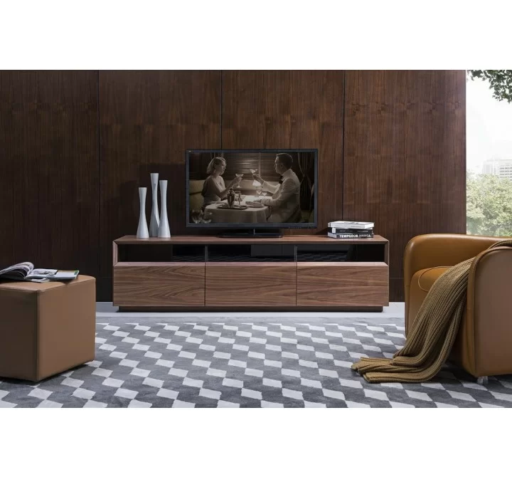 J&M Furniture Lisa TV Stand in Walnut Room View
