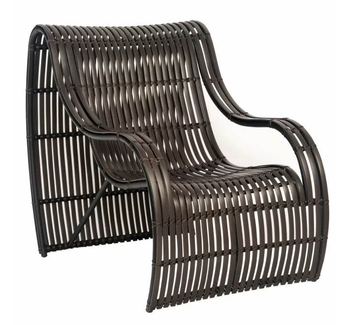 Woodard Loft Small Lounge Chair - Angled