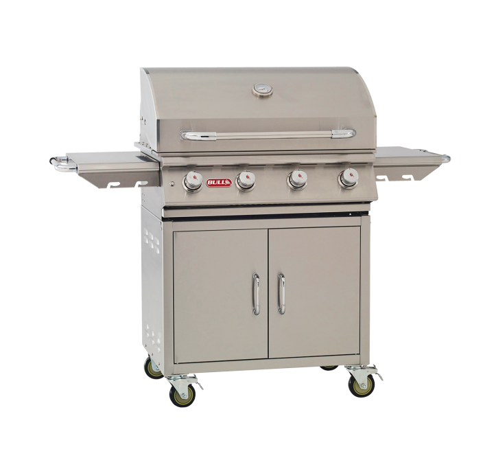 Bull BBQ Lonestar "Select" Complete Cart LP - Front and Closed