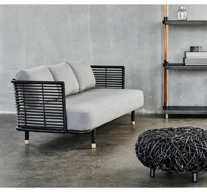 Cane-Line Loop Footstool INDOOR