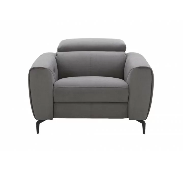 J&M Furniture Lorenzo Grey Fabric Front