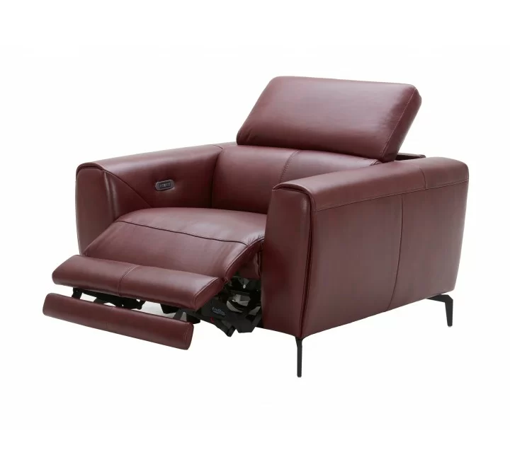Lorenzo Merlot Leather Chair