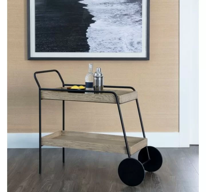 Sunpan Spruce Bar Cart - Lifestyle