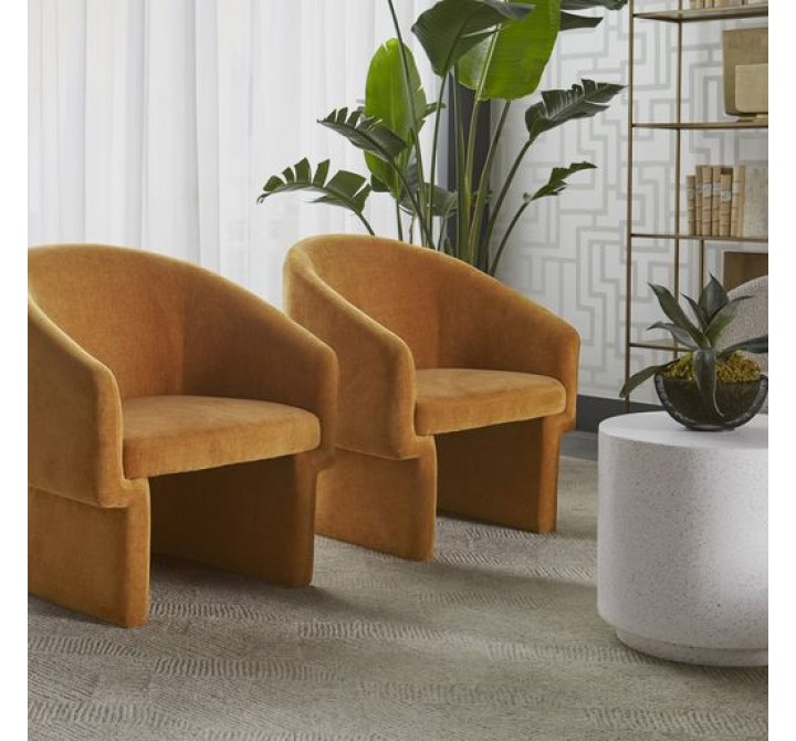 Sunpan Rubin End Table Terrazzo - Lifestyle