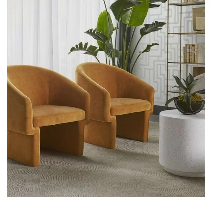 Sunpan Rubin End Table Terrazzo - Lifestyle