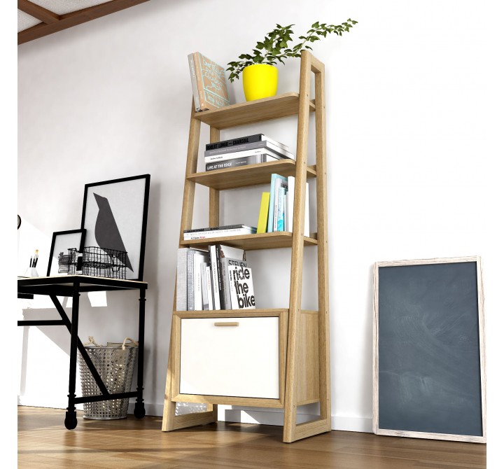 Anderson Teak Kathy Ladder Shelf Bookcase - Lifestyle