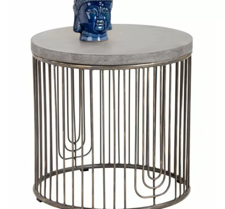 Sunpan Sargon Side Table - Lifestyle