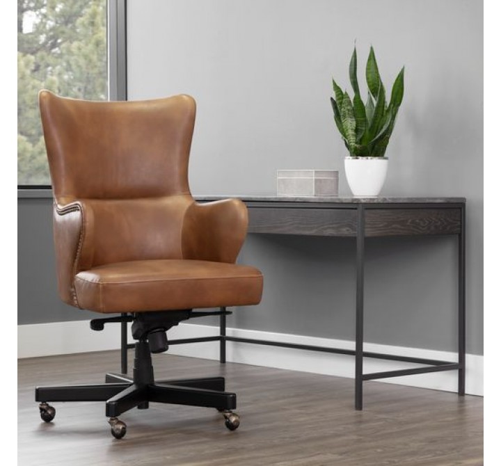 Sunpan Hubert Office Chair - Tobacco Tan - Lifestyle