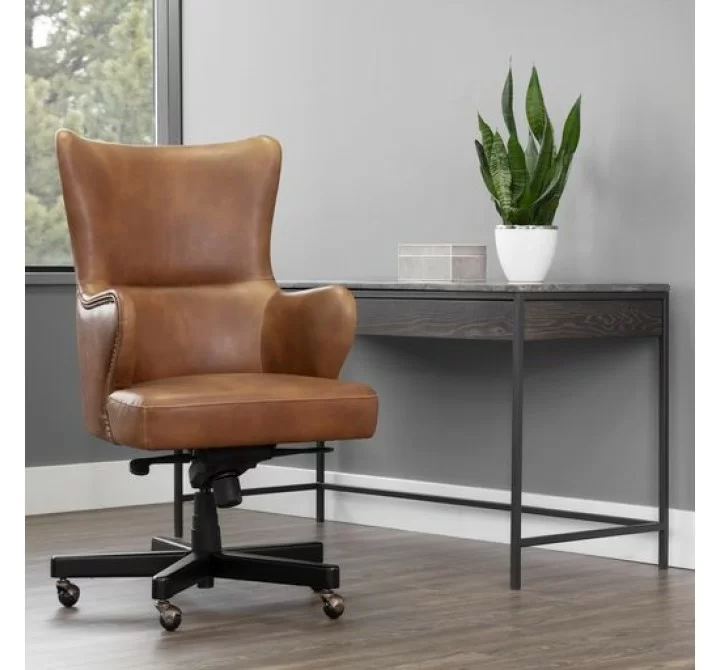 Sunpan Hubert Office Chair - Tobacco Tan - Lifestyle