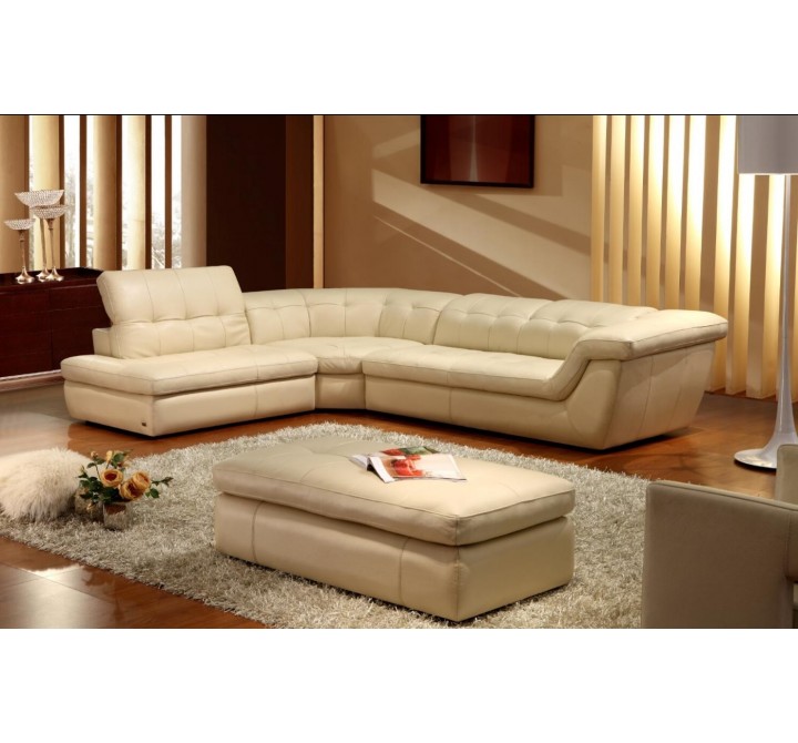 J&M Furniture 397 Italian Leather Sectional