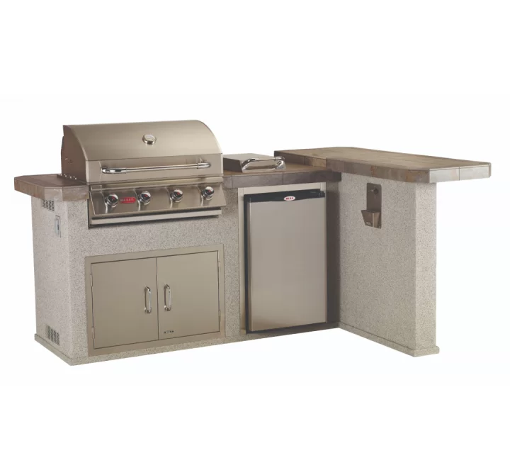 Bull BBQ Luxury Q Outdoor Kitchen & Grill - Angled