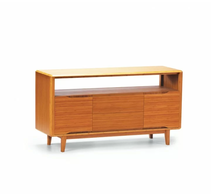 Greenington Currant Media Unit, Caramelized - Front Side Angle