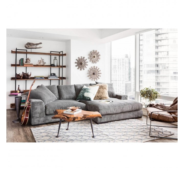 Moe's Home Collection Vancouver Bookshelf Large in Light Brown - Lifestyle
